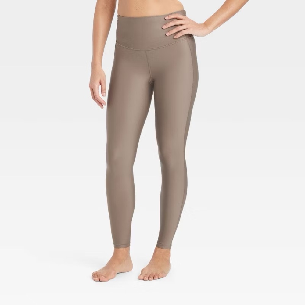 all in motion 7/8 legging effortless support dark brown